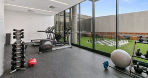 Keep fit in the well-equipped gym at Iglu Redfern